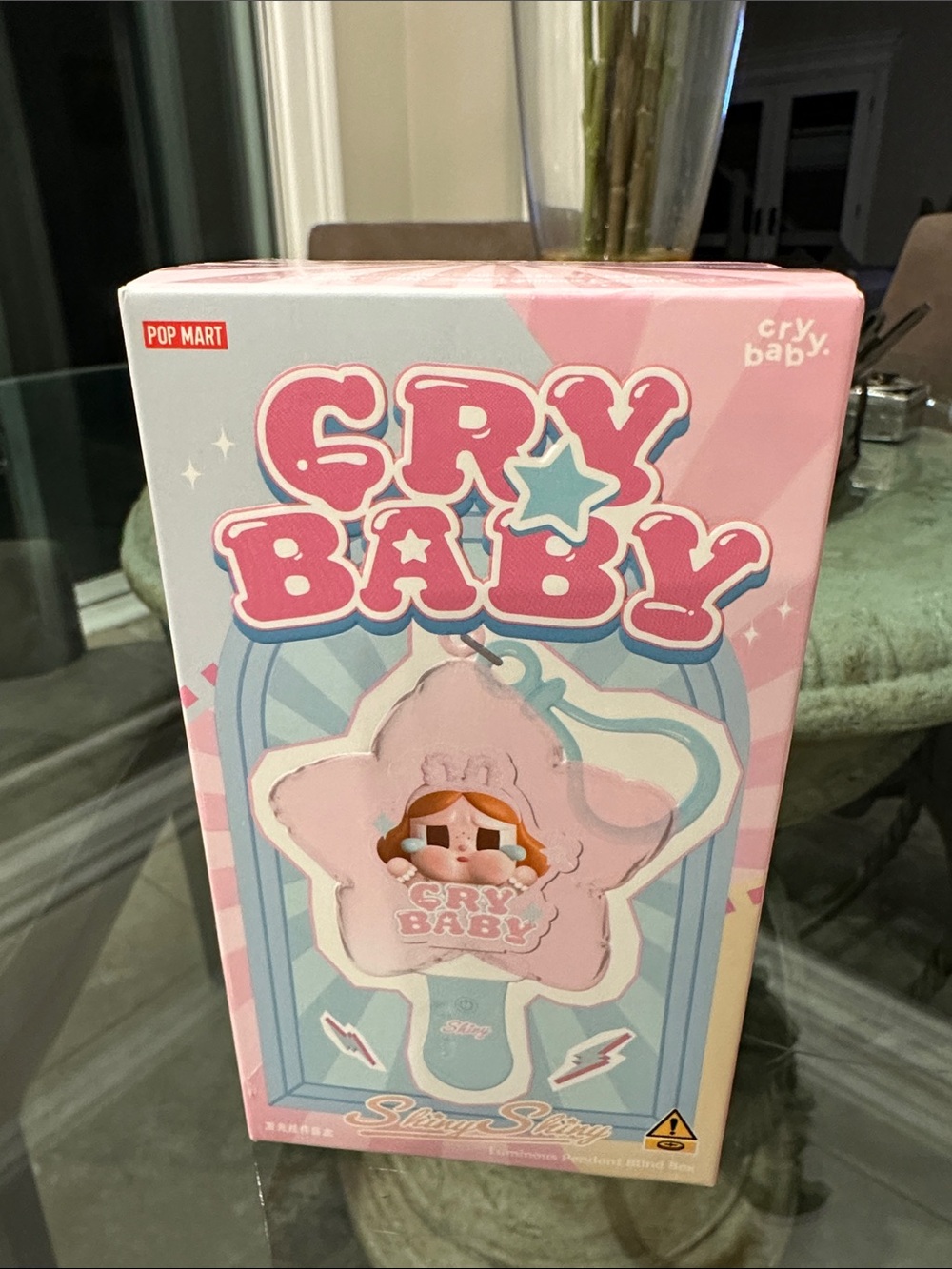 New in Blind Box! Pop Mart Cry Baby Shiny Shiny Luminous Pendant